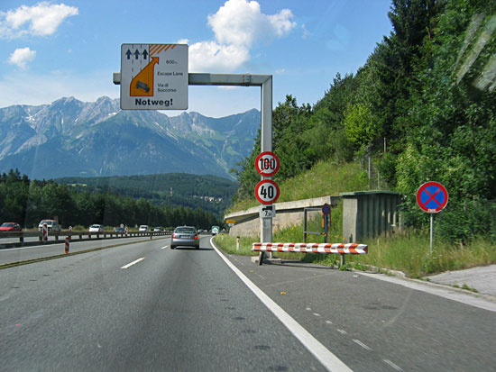 Het einde van de Brennerpass komt in zicht