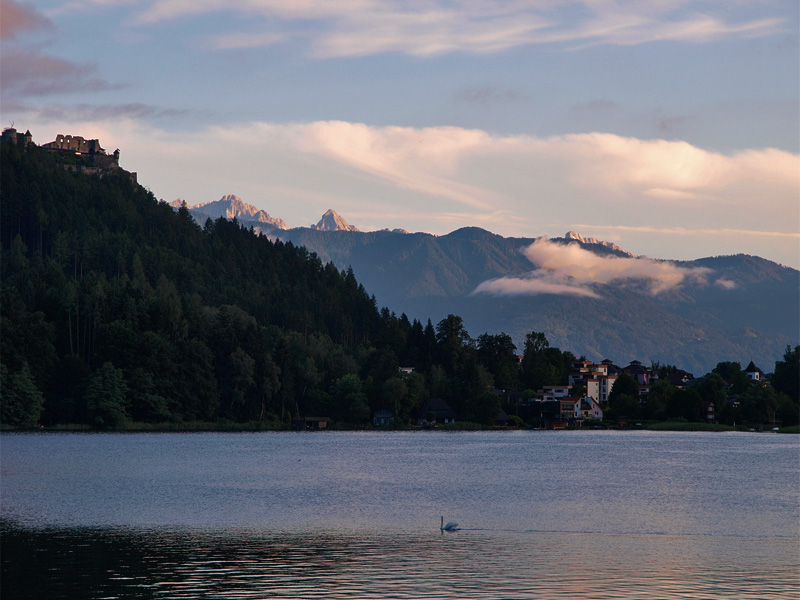 Op de terugweg van Villach naar onze vakantiewoning, stoppen we even in Annenheim voor het maken van wat foto's.